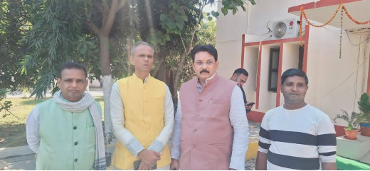 लोजपा आर के कार्यकर्ताओं ने राजेश भट्ट का किया स्वागत